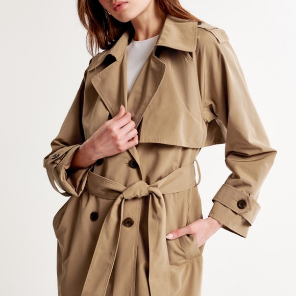 ABERCROMBIE & FITCH: Elevated Trench Coat - Picture 7 of 7